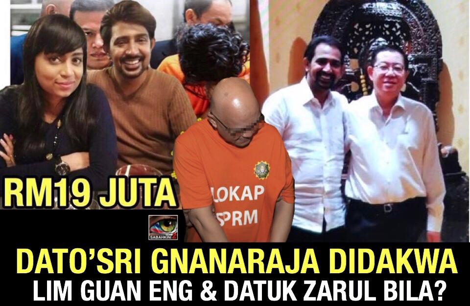 Dato&acirc; Sri Gnanaraja  didakwa terima rasuah RM19 juta  projek terowong dasar laut 